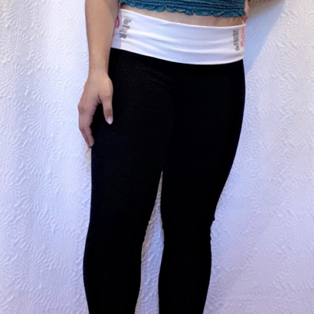 VS pink banded leggings